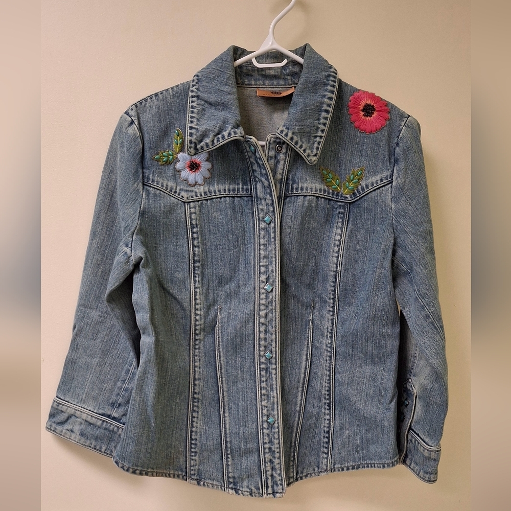 Dana Buchman Demin Jacket